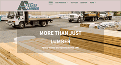 Desktop Screenshot of fisherlumber.com