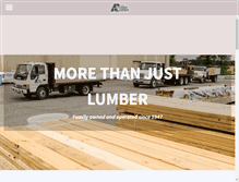 Tablet Screenshot of fisherlumber.com