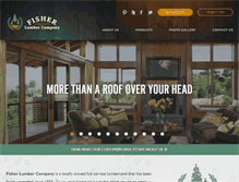Tablet Screenshot of fisherlumber.net